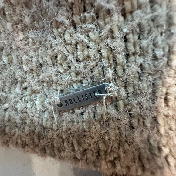 Hollister Womens Brown Knit Tie-Front Cardigan Sweater Size M - Picture 5 of 10